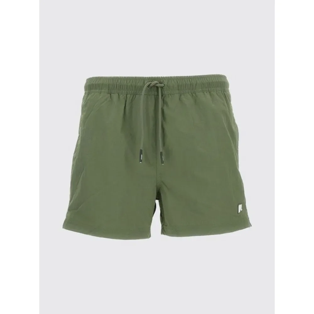 K-Way Men Boxer Swim Trunks K-Way In Nylon